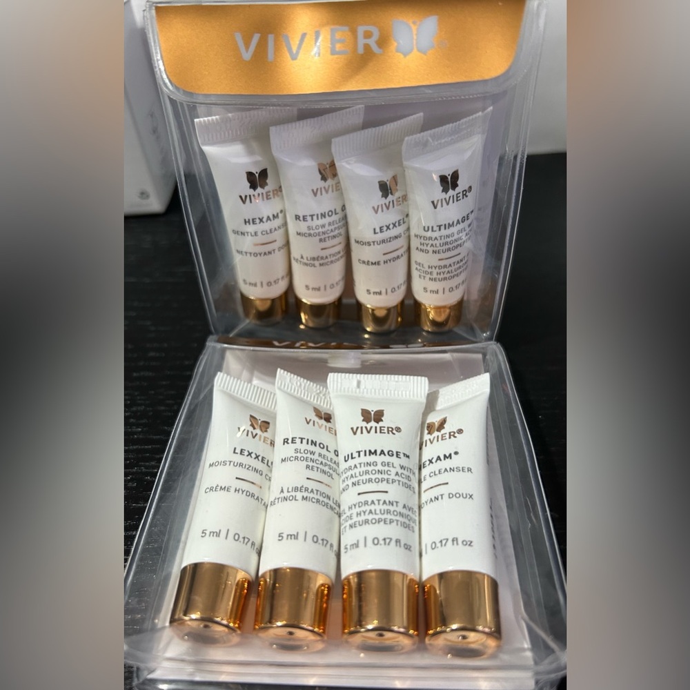2 x Vivier Skincare mini sample sets